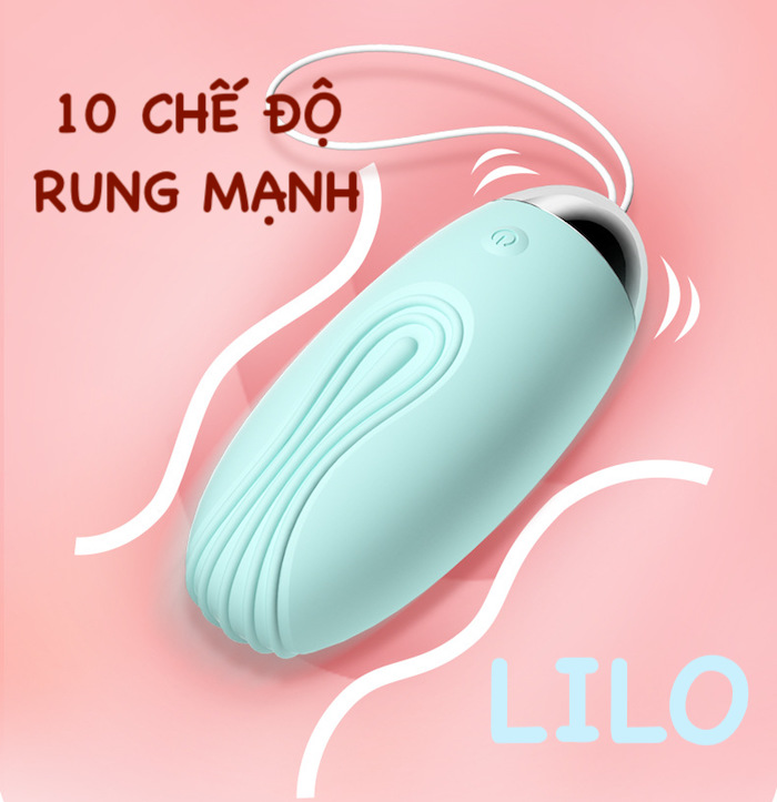 Trứng Rung Lilo Sạc USB Remote Điều Khiển Từ Xa Massage Điểm G