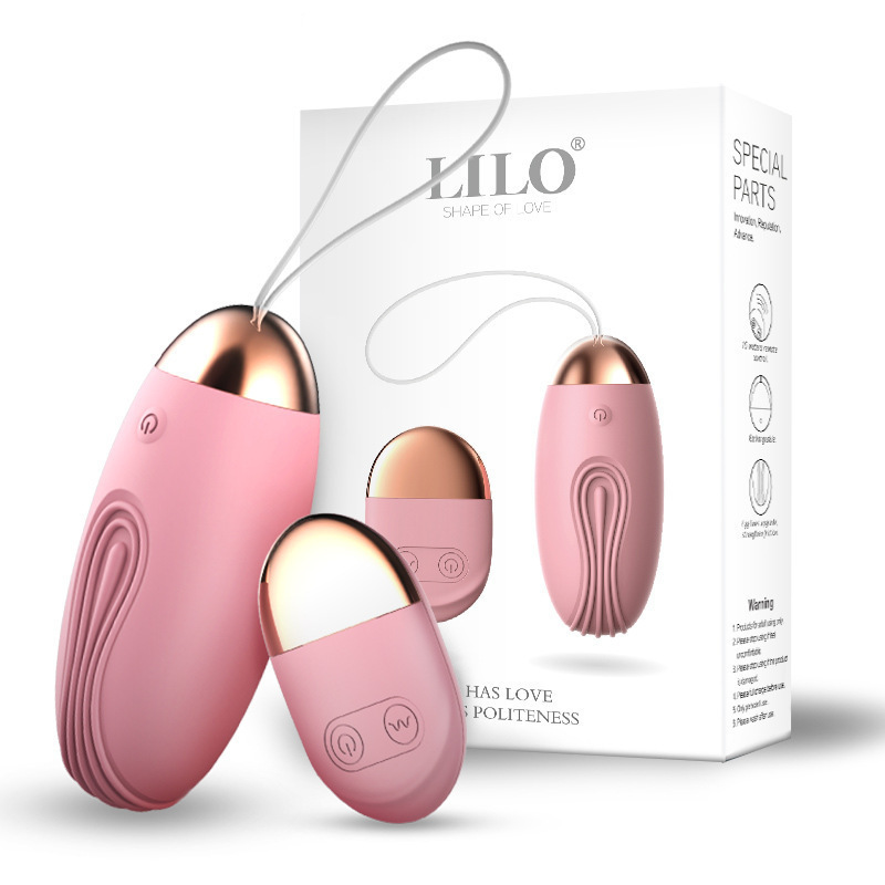 Trứng Rung Lilo Sạc USB Remote Điều Khiển Từ Xa 10 Chế Độ 