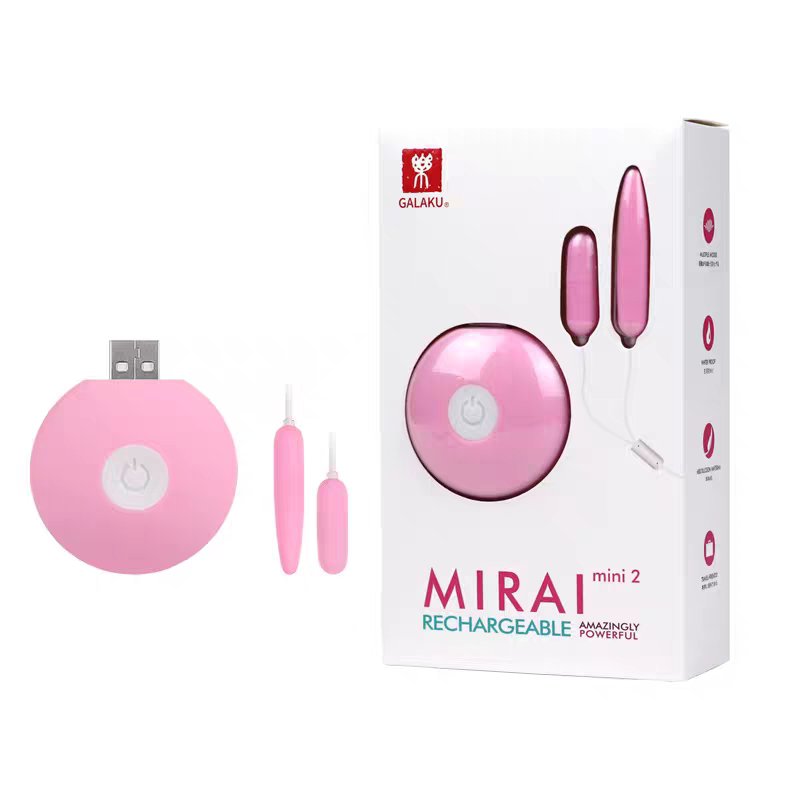 Trứng Rung Galaku Mirai Mini 2 Rung USB Sạc Lâu Dài 