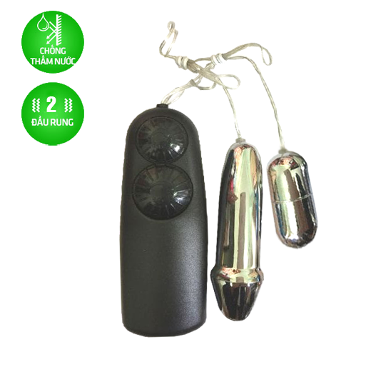 Trứng Rung Tình Yêu Inox 2 Đầu Cao Cấp Kích Thích Tối Đa