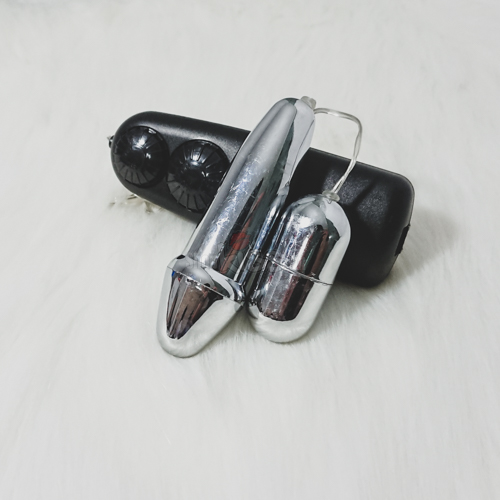 Trứng Rung Tình Yêu Inox 2 Đầu Cao Cấp Kích Thích Tối Đa