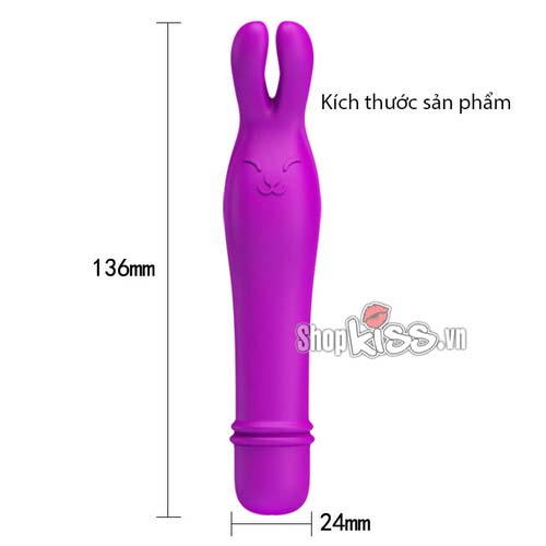 Máy mát xa 2 ngón Prettylove Elvira cao cấp, rung 10 tần số mạnh mẽ