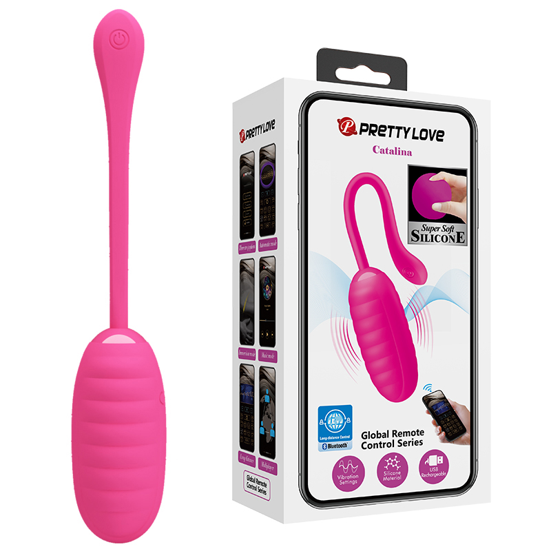 Trứng rung silicone điều khiển app Pretty Love Catalina tiện lợi hiện đại