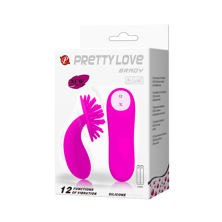 Trứng rung silicon hoa sen Brady Pretty Love 12 chế độ