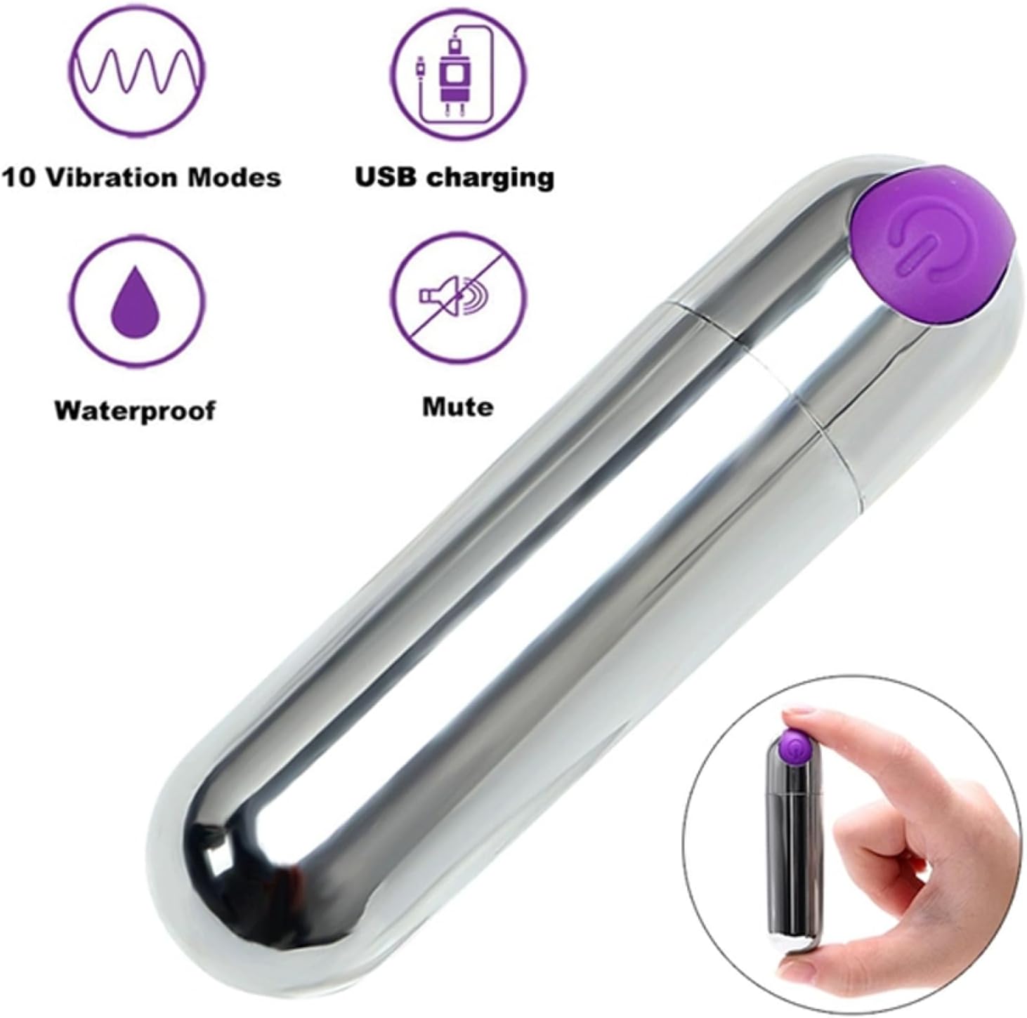 Yeain USB Rechargeable Super Strong Vibrating Egg