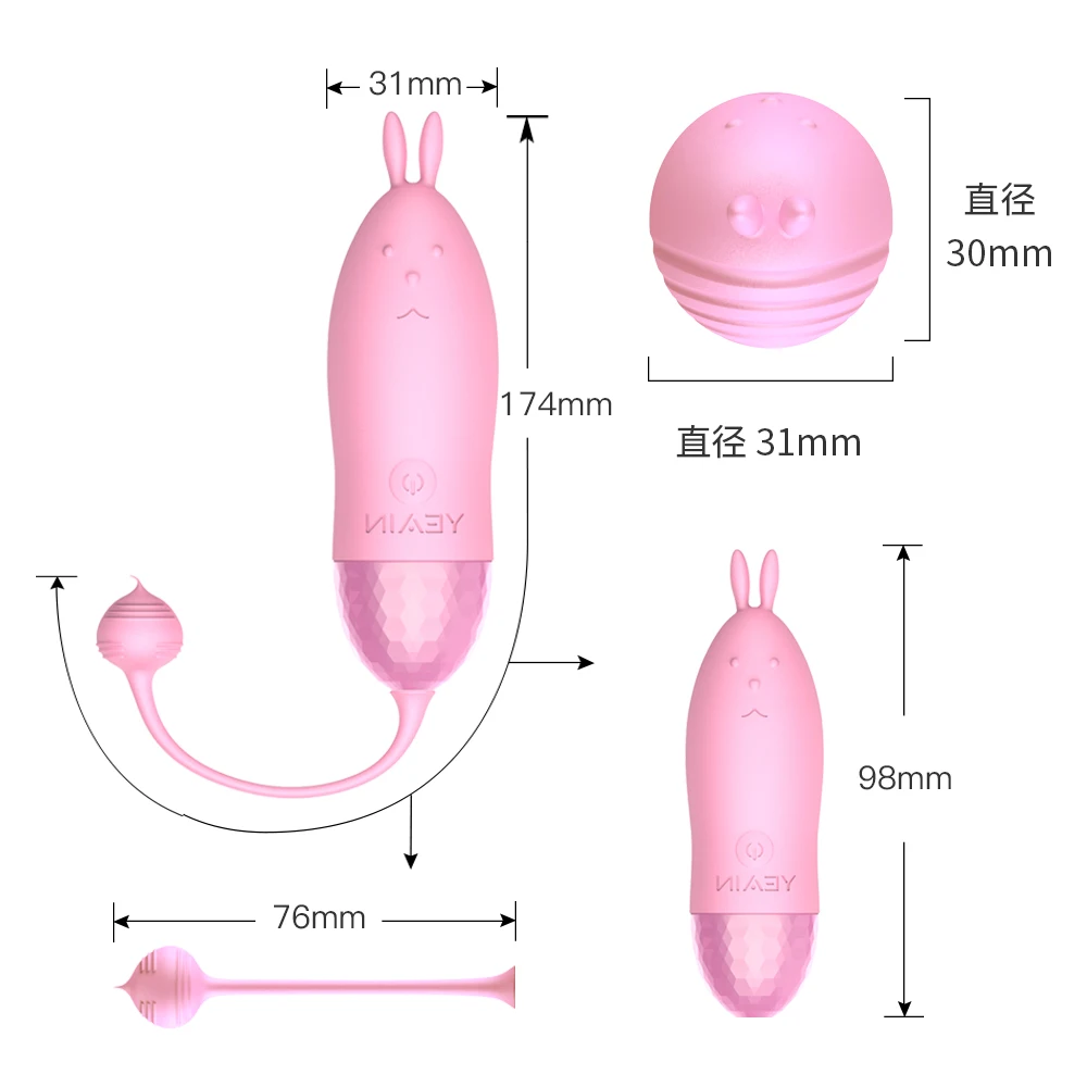 Trứng Rung Yeain Tai Thỏ 10 Chế Độ Kích Thích Mua Ngay