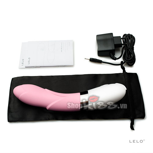 Máy mát xa điểm G Lelo Iris silicon ABS cao cấp 6 chế độ rung pin sạc tiện lợi