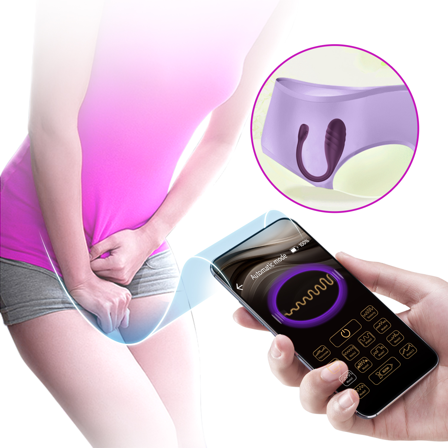Trứng Rung Pretty Love Laviathan App Điện Thoại Siêu Phê