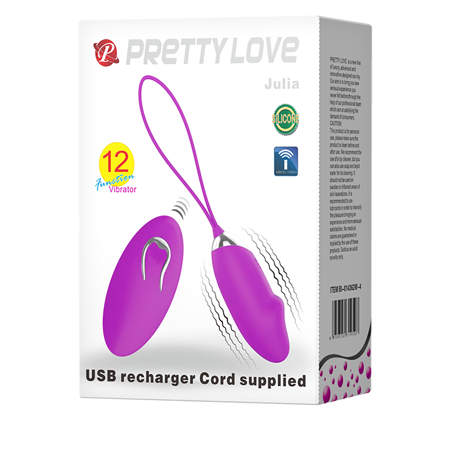 Pretty Love Julia trứng rung không dây tăng khoái cảm sâu