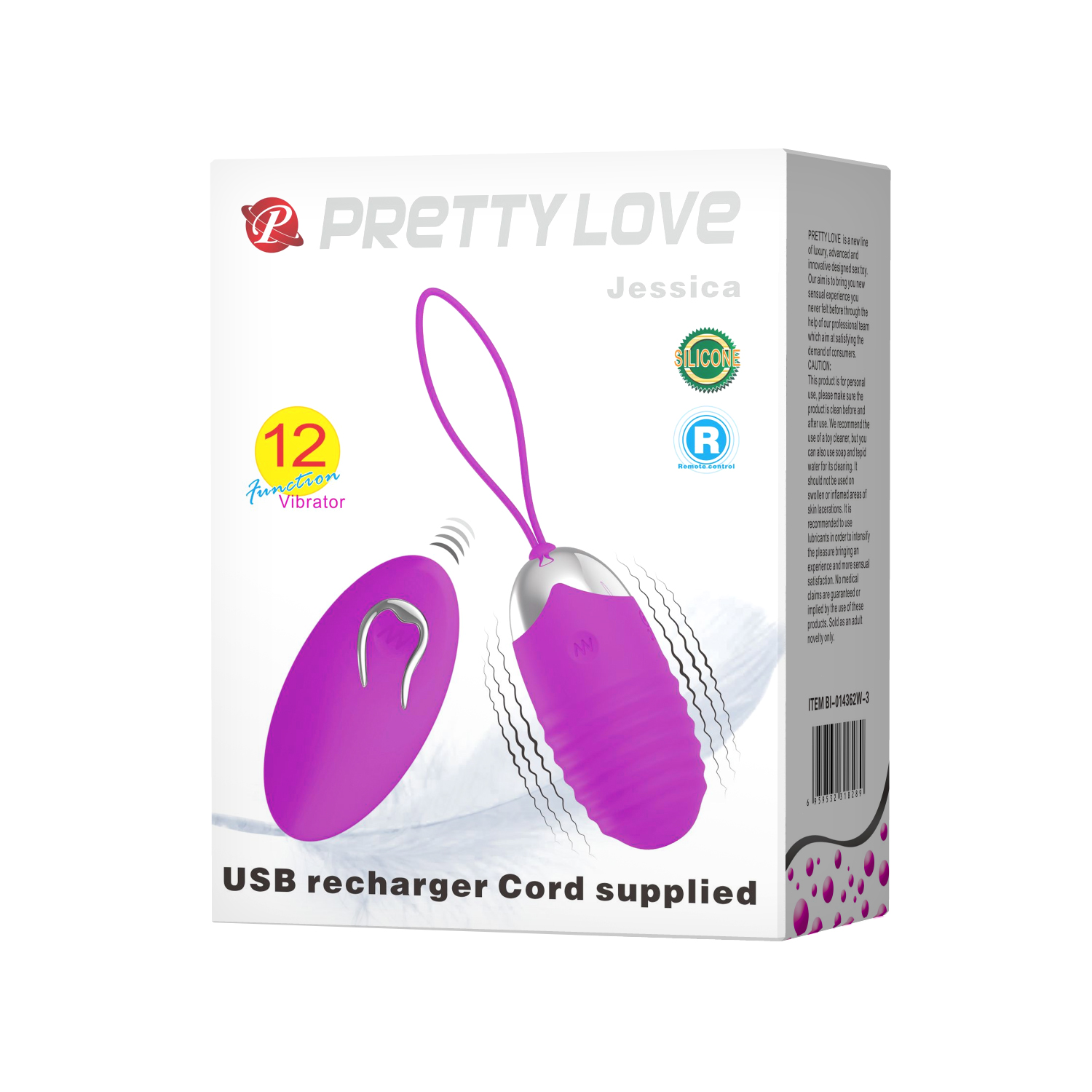 Trứng Rung Pretty Love Jessica Tăng Cường Sinh Lý Chế Độ Rung Đa Dạng