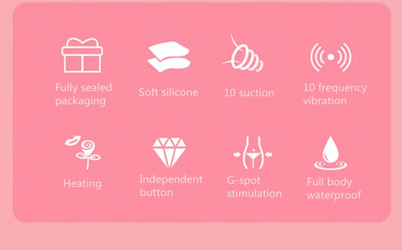 Trứng Rung Mushroom Vibrator Hút Âm Đạo 10 Chế Độ Siêu Phê