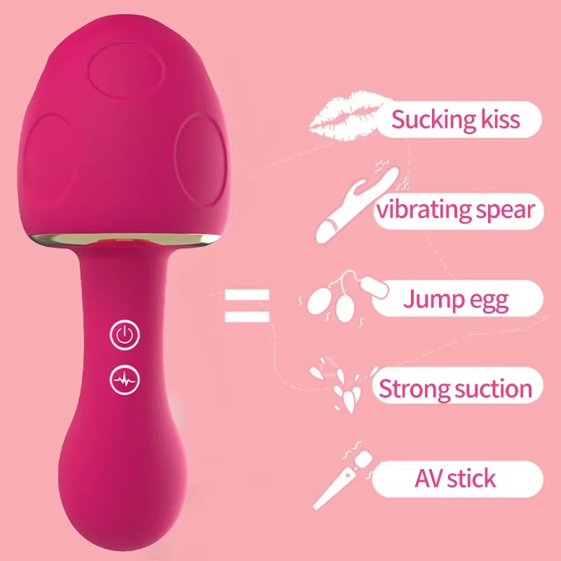 Trứng Rung Mushroom Vibrator Hút Âm Đạo 10 Chế Độ Siêu Phê
