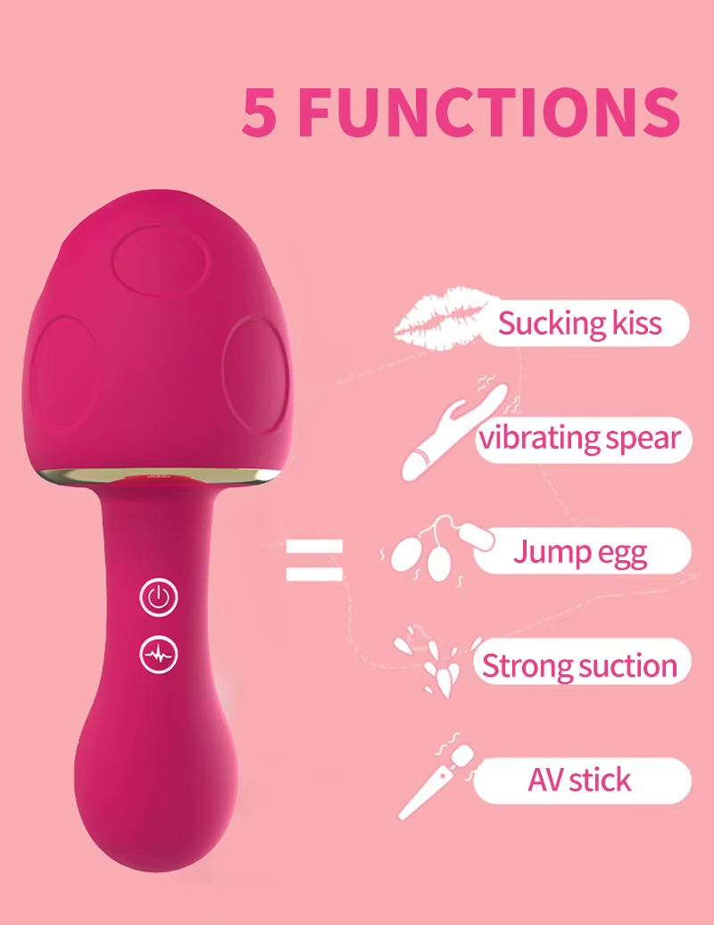 Trứng Rung Mushroom Vibrator Hút Âm Đạo 10 Chế Độ Siêu Phê
