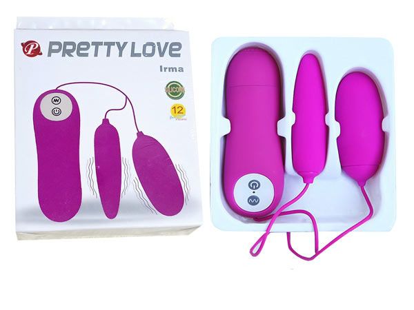 Trứng Rung Mini 2 Đầu Pretty Love Irma Baile 12 Chế Độ Thư Giãn Tinh Tế