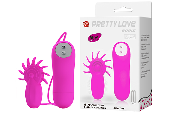 Trứng rung Pretty Love Boris 12 chế độ massager điểm G cao cấp