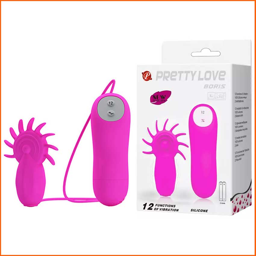 Trứng rung Pretty Love Boris 12 chế độ massager điểm G cao cấp