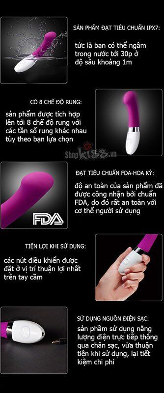 Lelo Gigi 2 Premium G-Spot Vibrator ABS Silicone