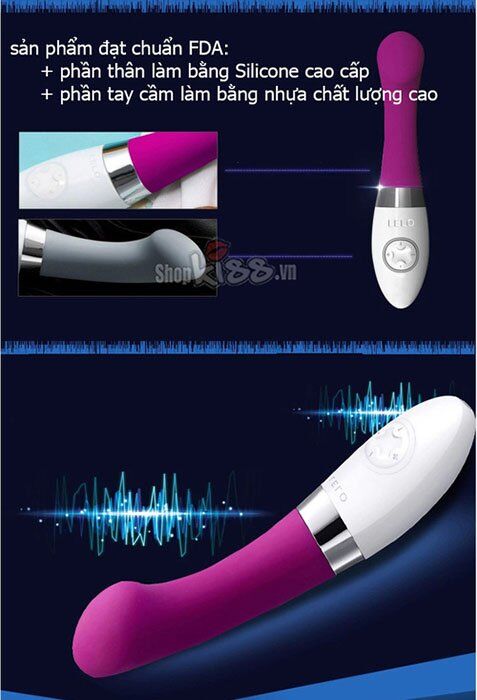 Lelo Gigi 2 Premium G-Spot Vibrator ABS Silicone