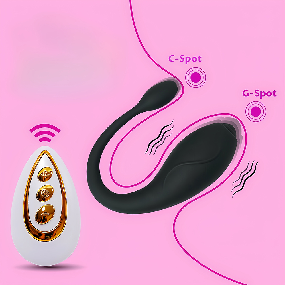 Trứng Rung Điểm G 2 Đầu Massager Âm Đạo Rung Ngoáy Cực Phê Trứng Rung Điểm G 2 Đầu Massager Âm Đạo Rung Ngoáy Cực Phê