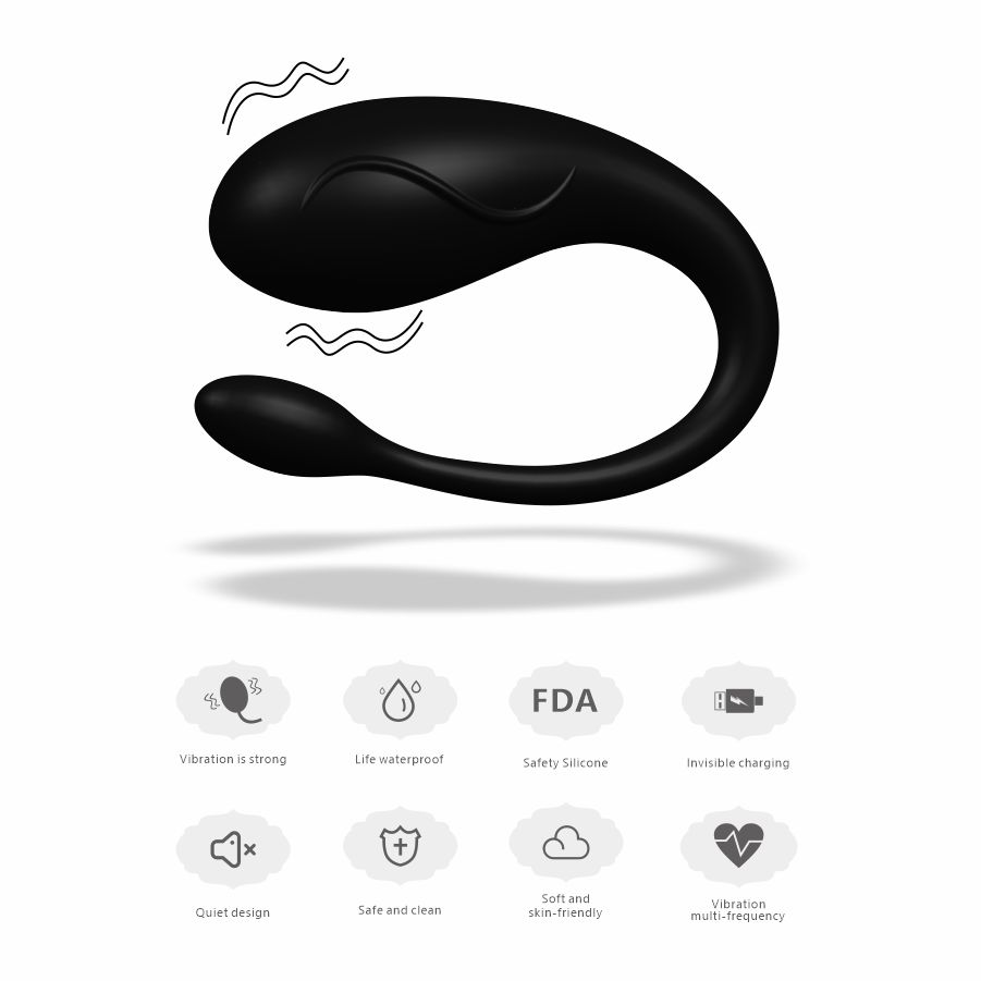 Trứng Rung Điểm G 2 Đầu Massager Âm Đạo Rung Ngoáy Cực Phê