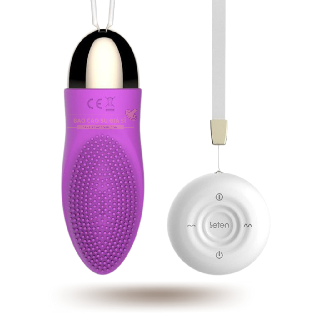 Trứng Rung Leten Brush Massage Điều Khiển Từ Xa Sạc USB