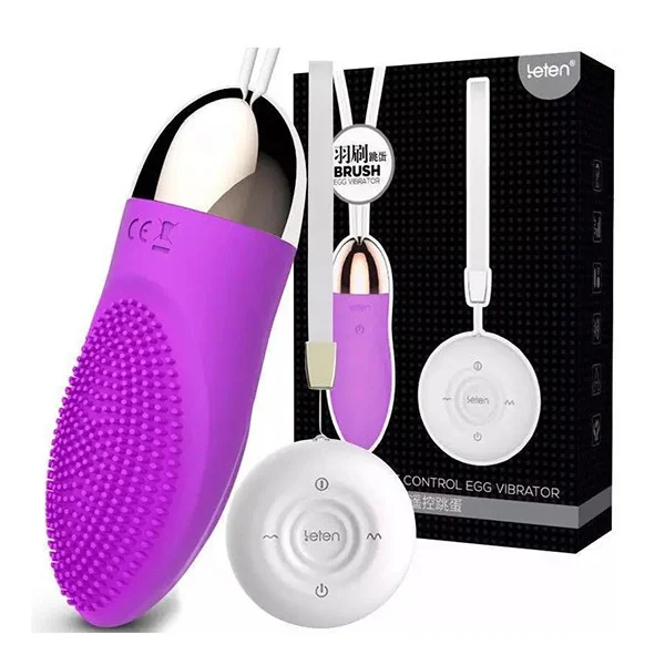 Trứng Rung Leten Brush Massage Điều Khiển Từ Xa Sạc USB