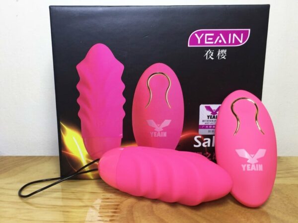 Trứng Rung Yeain Sakura 10 Chế Độ Massage Không Dây Điều Khiển Từ Xa Tiện Lợi