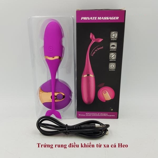 Trứng rung cá heo không dây 10 chế độ kích thích Trứng rung cá heo không dây 10 chế độ kích thích