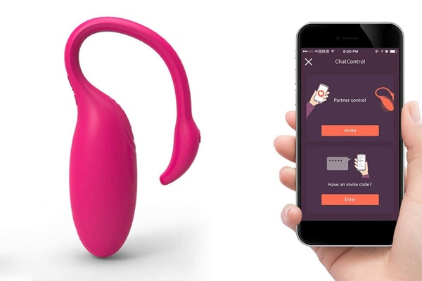 Trứng rung Magic Motion Flamingo Bluetooth kích thích đôi cực đã