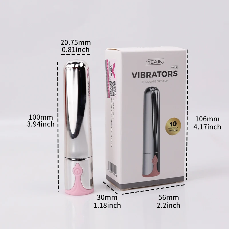 Trứng Rung Viên Đạn Yeain Mini 10 Chế Độ Kích Dục Mạnh Mẽ