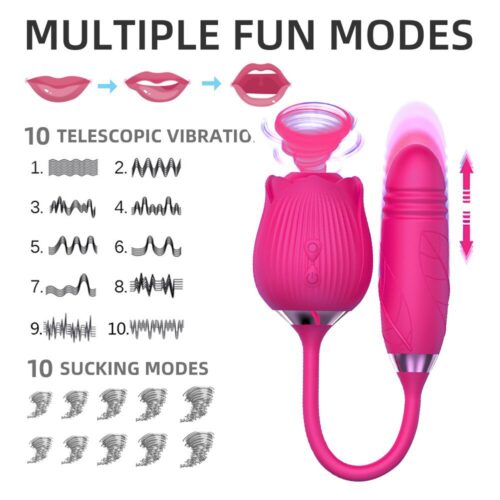 Trứng rung hoa hồng 10 chế độ mút cực sướng Trứng rung hoa hồng 10 chế độ mút cực sướng