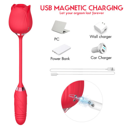 Trứng rung hoa hồng 10 chế độ mút cực sướng Trứng rung hoa hồng 10 chế độ mút cực sướng