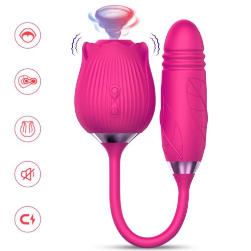 Trứng rung hoa hồng 10 chế độ mút cực sướng Trứng rung hoa hồng 10 chế độ mút cực sướng