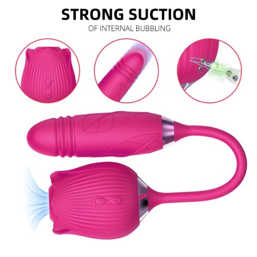 Trứng rung hoa hồng 10 chế độ mút cực sướng Trứng rung hoa hồng 10 chế độ mút cực sướng