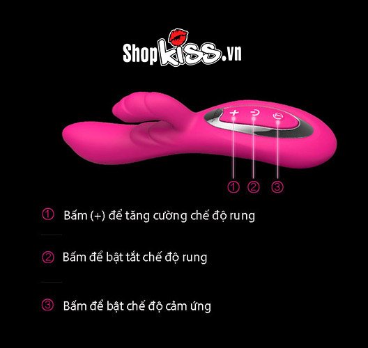 Máy mát xa điểm G cảm ứng Nalone Touch 2 silicon cao cấp rung mạnh