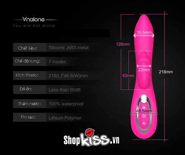 Máy mát xa điểm G cảm ứng Nalone Touch 2 silicon cao cấp rung mạnh