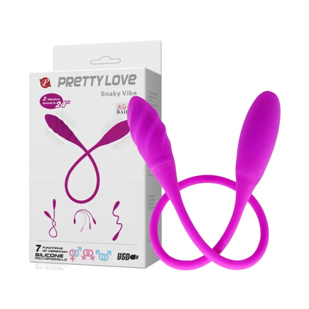 Trứng rung 2 đầu Pretty Love Snaky Vibe 12 chế độ rung
