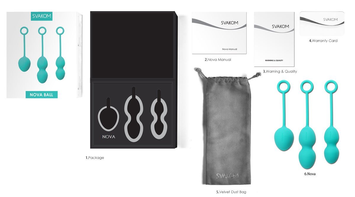 Svakom Nova thiết bị Kegel se khít âm đạo chăm sóc nữ sau sinh