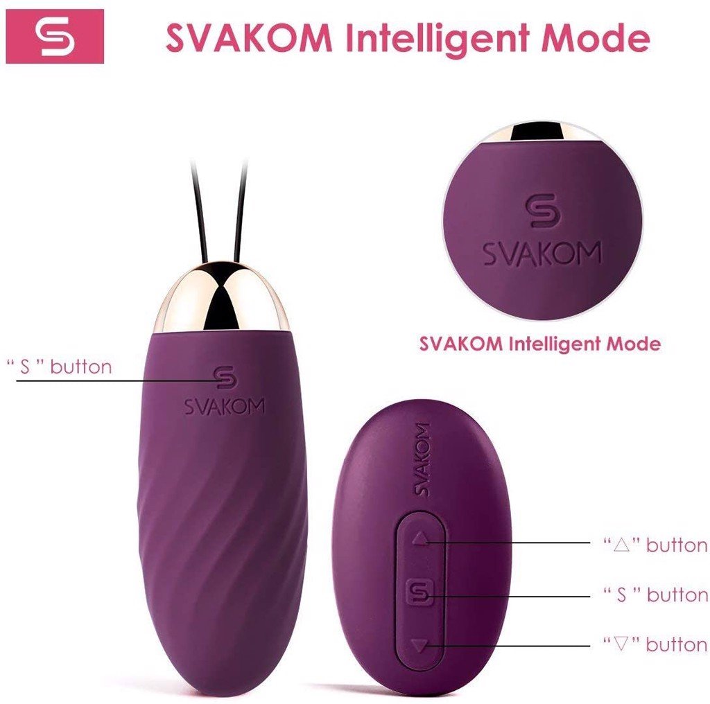 Trứng Rung Svakom Elmer Cao Cấp Điều Khiển Từ Xa Sang Trọng