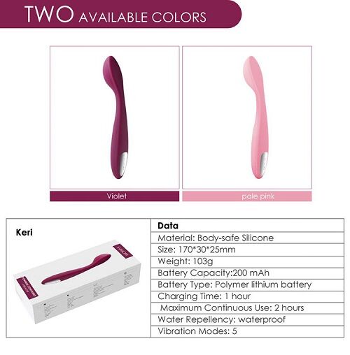 Svakom Keri G-Spot Clitoral Stimulator Premium Silicone