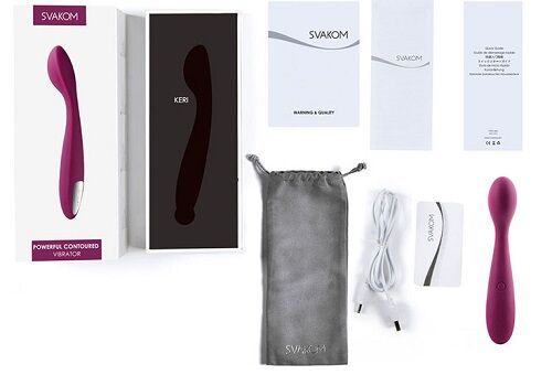  Cửa hàng bán Cây rung kích thích âm vật và điểm G Svakom Keri hàng mới về