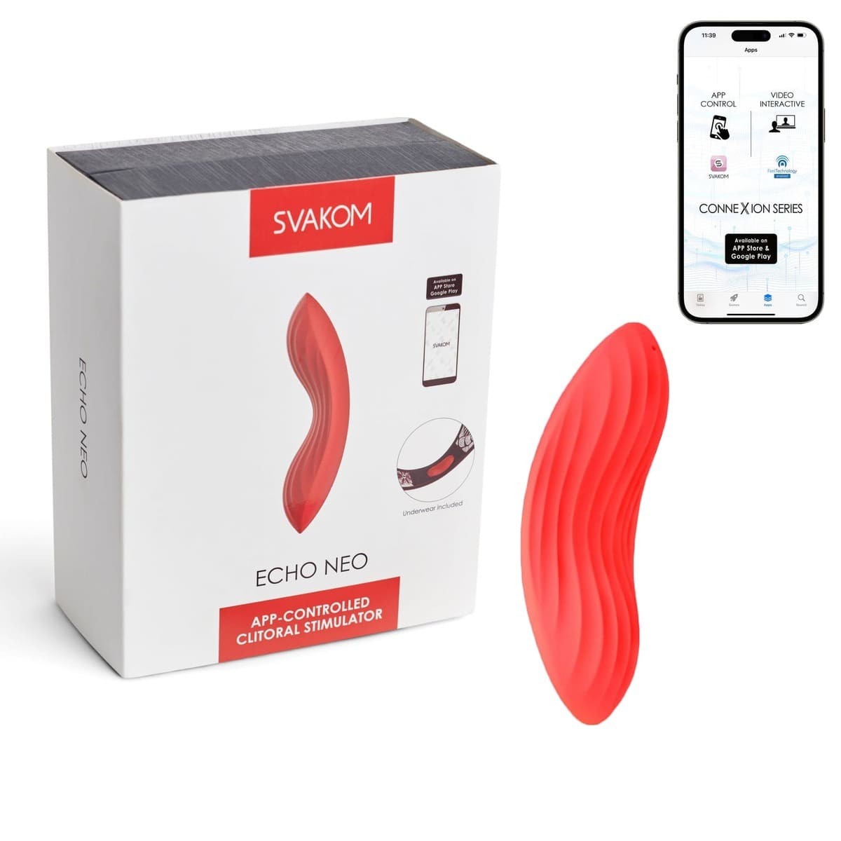 Máy Rung SVAKOM Echo Neo Điều Khiển App Tạo Cảm Giác Mới
