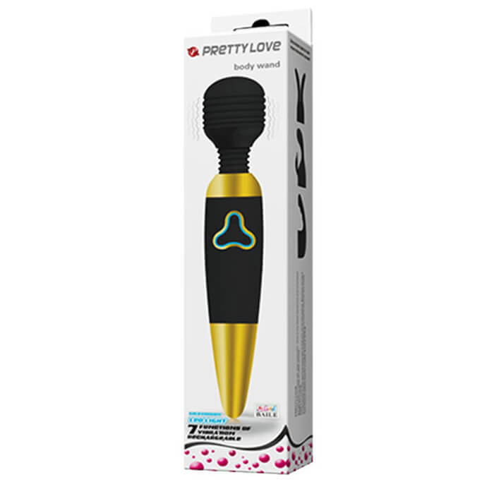 Máy mát xa điểm G Pretty Love Body Wand silicone linh hoạt an toàn