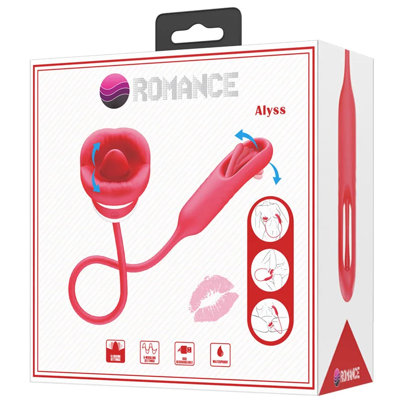 Máy Massage Romance Alyss Rung Liếm Siêu Kích Thích Tình Nhân