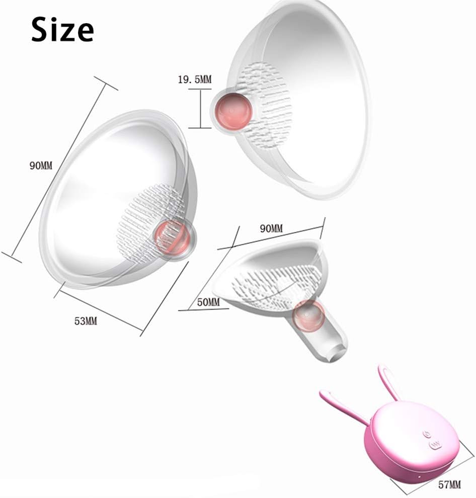 Máy Massage Ngực Silicon 10 Chế Độ Rung Điều Khiển Từ Xa Kích Thích Mạnh