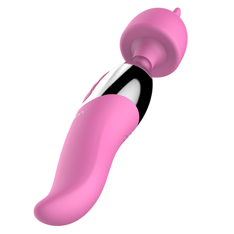 Máy massage Leten 2 trong 1 vừa rung vừa liếm silicon an toàn