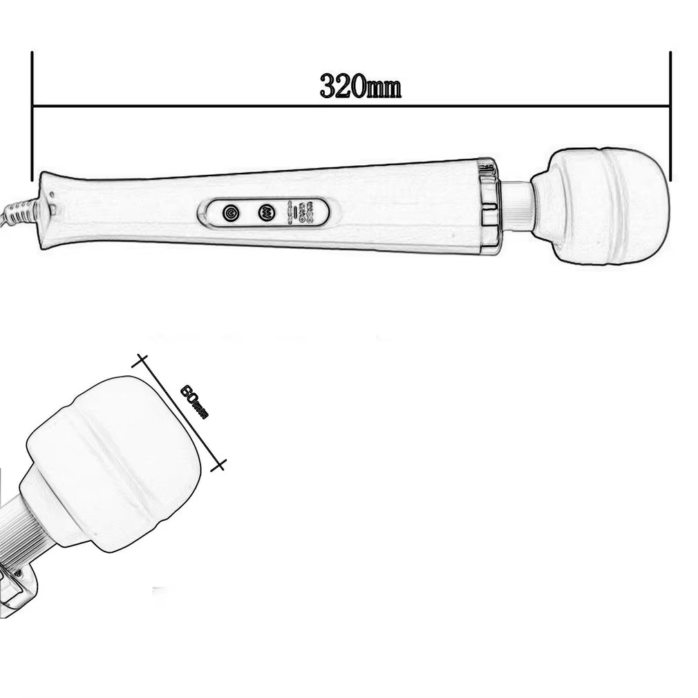 Máy Massage Magic Wand Vùng Kín Tăng Khoái Cảm, Thư Giãn