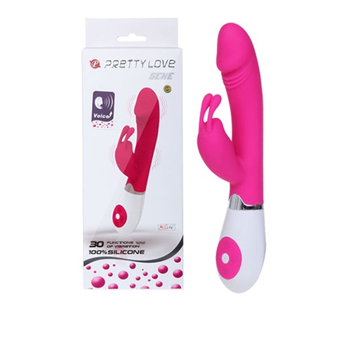 Máy massage điểm G Pretty Love Gene kích thích cực mạnh tăng khoái cảm đôi