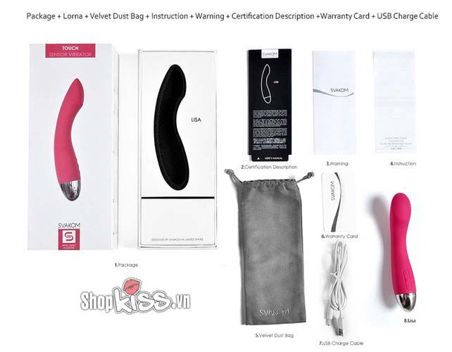 Máy Rung Svakom Lorna Cảm Ứng Điểm G Đa Chức Năng Kích Thích Mạnh