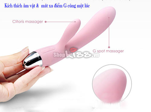 Máy rung điểm G Svakom Lorna cảm ứng silicon chống nước 4 màu cho nữ cao cấp